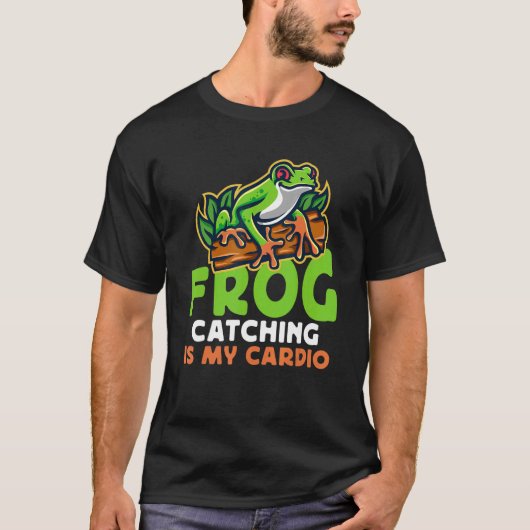 T-shirt La Capture De Grenouille Est Ma Capture Cardio (Devant)