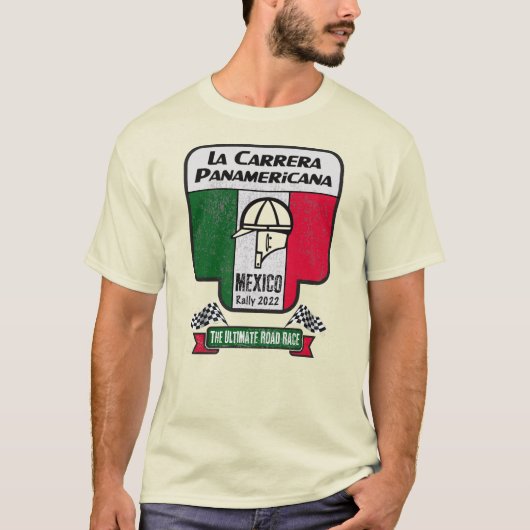 T-shirt La Carrera panamericana Mexico 2022 (Devant)