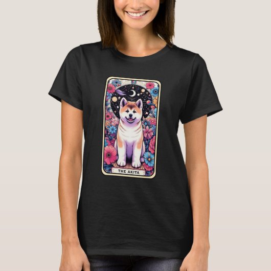T-shirt La carte Akita Tarot (Devant)