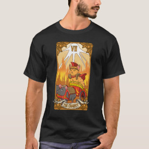 T-shirt La carte de tarot arcane du chat du Chariot Mystiq