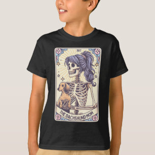 T-shirt La carte de tarot de la mère teckel