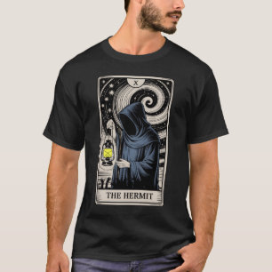 T-shirt La carte de tarot de l'Ermite Halloween gothique F