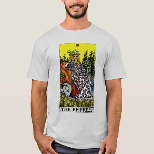 T-shirt La carte de tarot d'impératrice (Devant)
