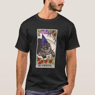 T-shirt La Carte de Tarot du Magicien Chat Drôle Amateur d