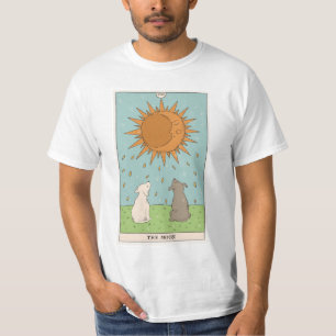 T-shirt La carte de tarot Lune moderne Major Arcana