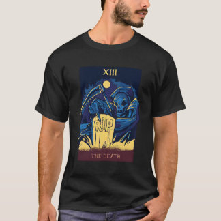 T-shirt La carte Devil Tarot Psychique Occulte Satan
