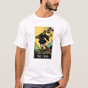 T-shirt La carte Fool Tarot Lecture Sorcière esthétique Ha