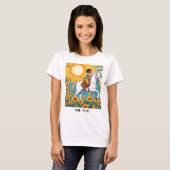 T-SHIRT LA CARTE SOLEIL - TAROT (Devant entier)