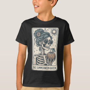 T-shirt La carte Summerween Queen Tarot, Halloween en cuis