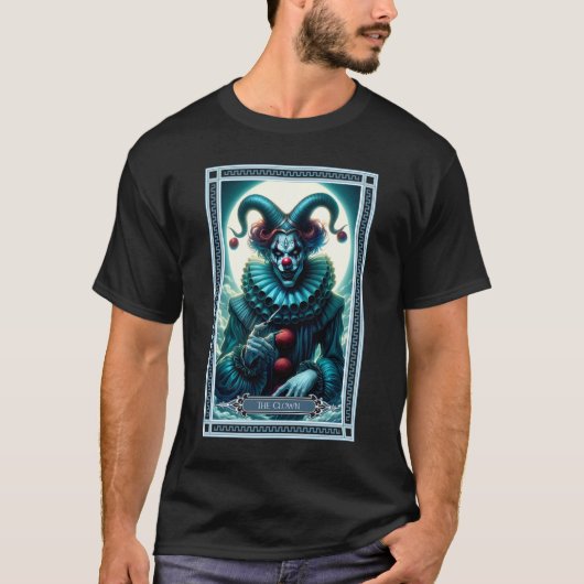 T-shirt La carte Tarot Clown (Devant)