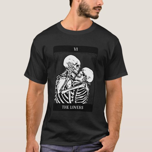 T-shirt La carte Tarot Lovers (Devant)
