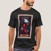 T-shirt La carte Tarot Stocker de Noël (Devant)