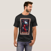 T-shirt La carte Tarot Stocker de Noël (Devant entier)