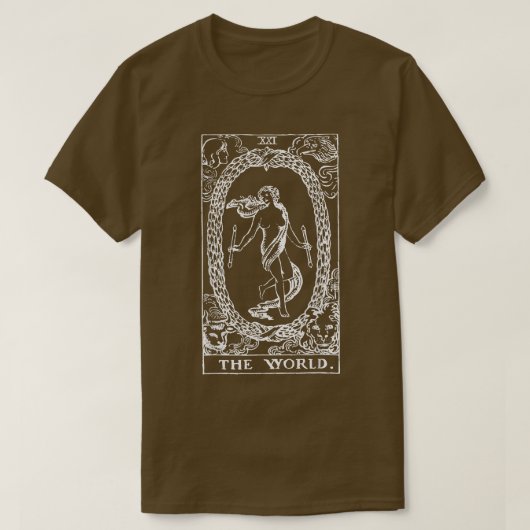 T-shirt La carte World Tarot (Design devant)
