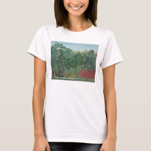 T-shirt La Cascade de Henri Rousseau, Art ancien de qualit
