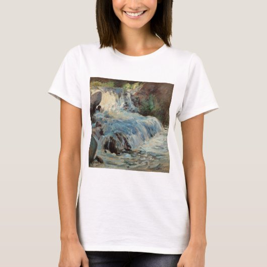 T-shirt La Cascade de Twachtman, Impressionnisme Vintage (Devant)