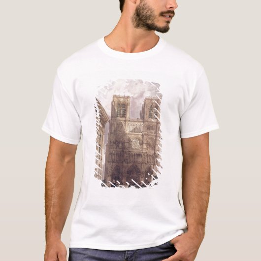 T-shirt La cathédrale de Notre Dame, Paris, 1836 (Devant)