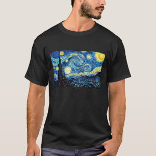 T-shirt La célèbre peinture de Van Gogh, Nuit étoilée