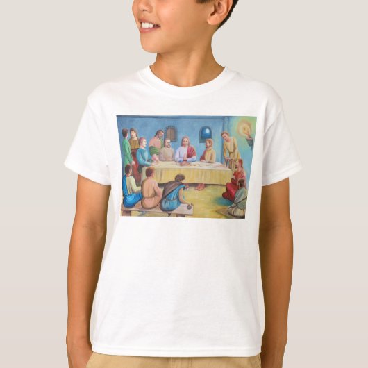 T-shirt La Cène : Jésus et les disciples (Devant)