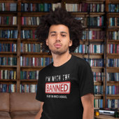 T-shirt La censure des livres interdits, je suis avec l'in