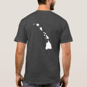 T-shirt La chaîne des îles Hawaii (Dos)