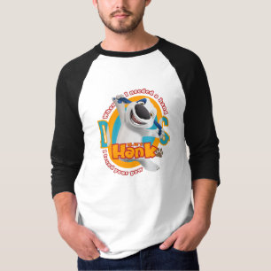 T-shirt La chaleur de Paw   Hommes 3/4 Sleeve Raglan