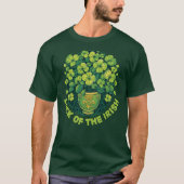 T-shirt La chance de la Saint Patrick irlandaise (Devant)
