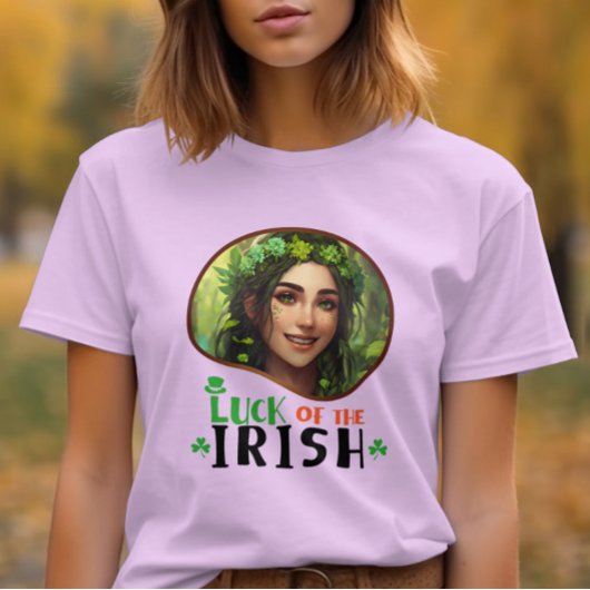T-shirt La chance des Irlandais - Shamrock chatoyant