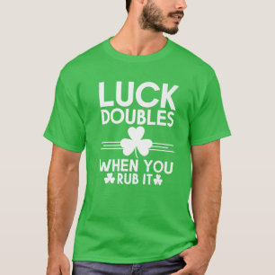 T-shirt La chance double quand vous rugissez le Jour de la