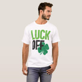 T-shirt La chance du Jour de la Saint Patrick du trèfle (Devant entier)