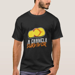 T-shirt La Chancla Survivor Shirt, Funny Spanish Tee, Lati