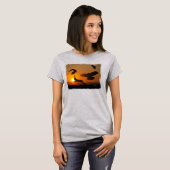 T-shirt La chasse aux buses de Harris (Devant entier)