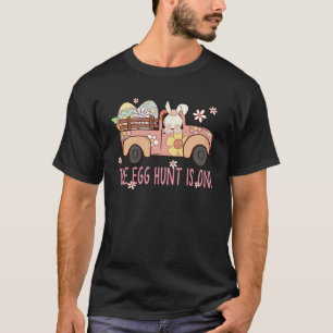 T-shirt La Chasse Aux Oeufs Est Sur L'Agriculture Camion O