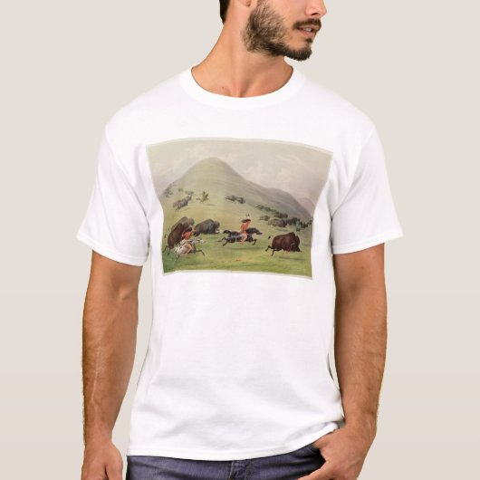 T-shirt La chasse de Buffalo, c.1832 (Devant)