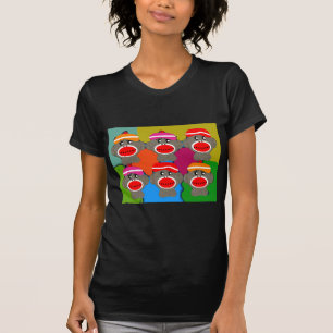 T-shirt La chaussette Monkeys l'art de bruit--Cadeaux