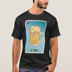 T-shirt La Chela Mexicaine Slang Cartes de Bingo