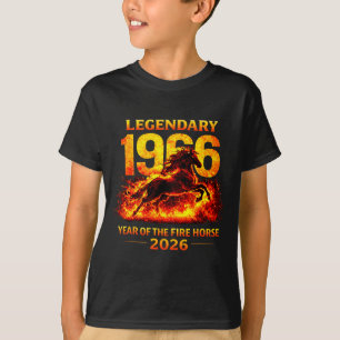 T-shirt La chemise 1966 Cheval de feu 60e anniversaire