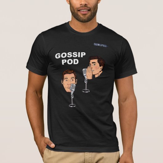 T-shirt La Chemise à potins de l'espace aérien (Devant)