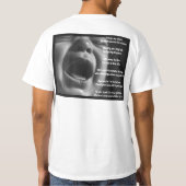 T-shirt La chemise blanche des hommes de base de (Dos)