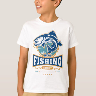T-shirt La chemise chanceuse de pêche ne lavent pas le