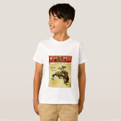 T-shirt La chemise de Bronc de cavalier de l'enfant (Devant entier)