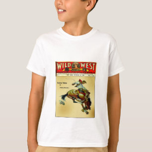 T-shirt La chemise de Bronc de cavalier de l'enfant