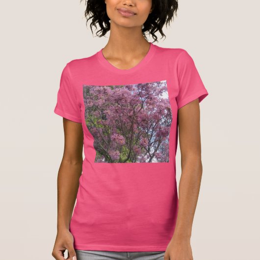 T-shirt La chemise de fleur de trompette (Devant)