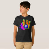 T-shirt La chemise de l'enfant de bowling (Devant entier)