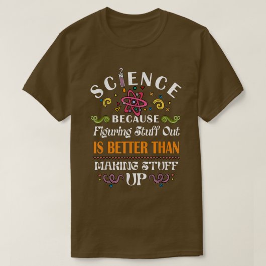 T-shirt La Chemise De L'Enseignant Des Sciences Comprendre (Design devant)