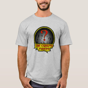T-shirt La chemise de logo de Podcast de Curioso