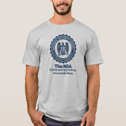 T-shirt La chemise de parodie de NSA