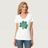 T-shirt La chemise de St Patrick chanceux du numéro 13 de (Devant entier)