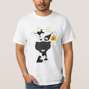 T-shirt La chemise de vache de l'homme drôle de bande