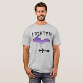 T-shirt la chemise de yooper éclairent (Devant entier)